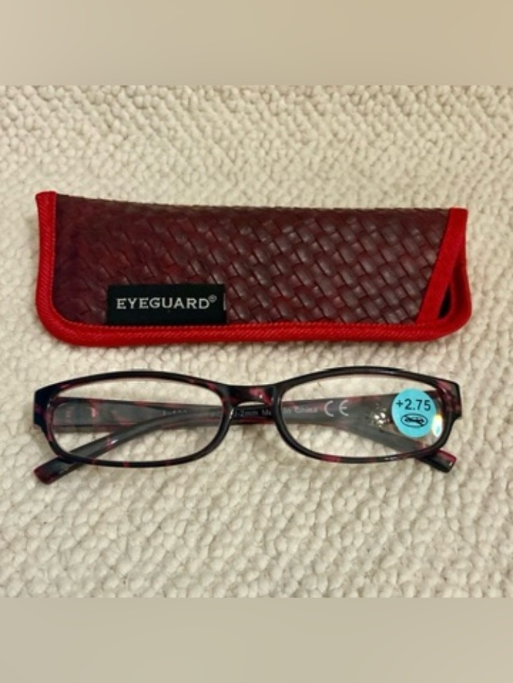 Eyeguard Burgundy 275 Reading Glasses
